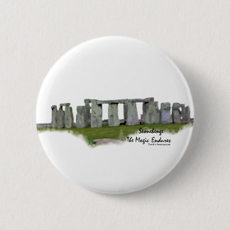 Stonehenge 6 Cm Round Badge