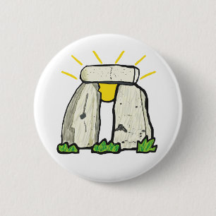 Stonehenge 6 Cm Round Badge