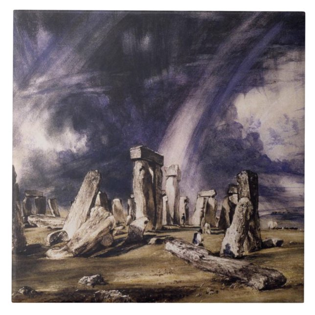 Stonehenge (Ancient English Bronze Age Monument) Tile (Front)