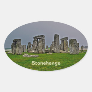 Stonehenge Ancient Historic Site of Power Oval Sticker
