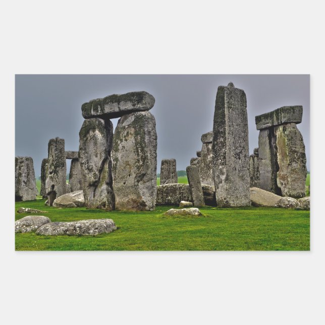 Stonehenge Ancient Historic Site of Power Rectangular Sticker (Front)
