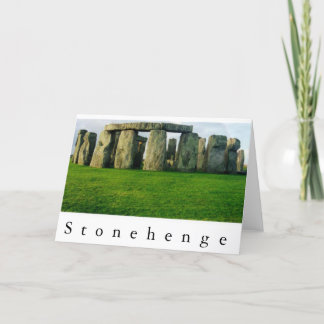 Stonehenge at Dawn II Card