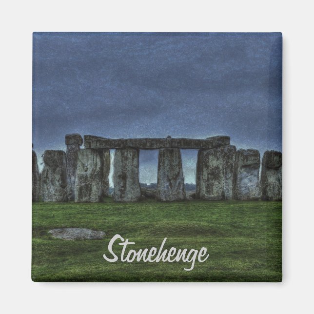 Stonehenge Celtic Standing Stones in Britain Magnet (Front)