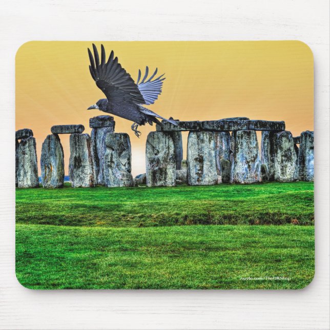Stonehenge Celtic Standing Stones in Britain Mouse Mat (Front)