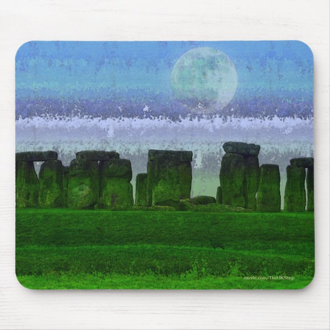 Stonehenge Celtic Standing Stones in Britain Mouse Mat (Front)