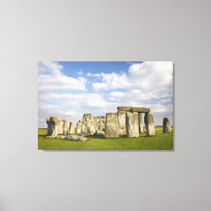 Stonehenge (circa 2500 BC), UNESCO World 2 Canvas Print