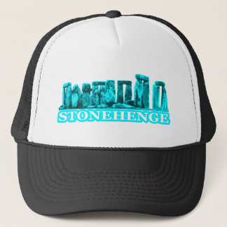 Stonehenge Cyan transp The MUSEUM Zazzle Gifts Trucker Hat