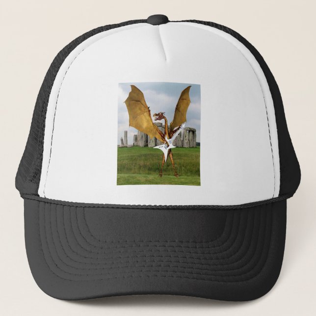 Stonehenge Dragon Trucker Hat (Front)