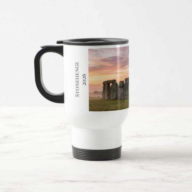 Stonehenge England Ancient Stone Circle Travel Mug (Left)