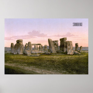 Stonehenge, England around 1900 Poster
