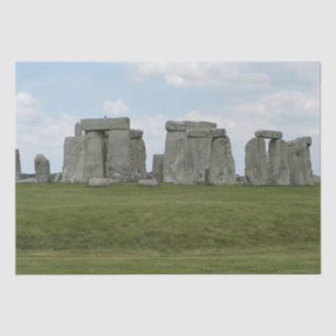 Stonehenge England in a cloudy day. Tissue Paper