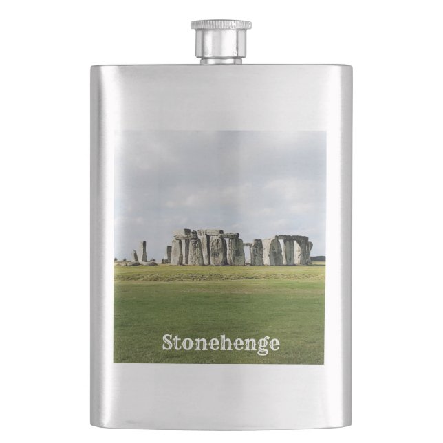 Stonehenge England Souvenir Flask (Front)