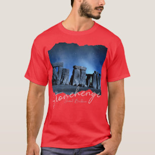Stonehenge England Souvenir  Stonehenge At Night P T-Shirt