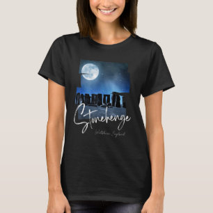 Stonehenge England Souvenir  Stonehenge At Night T-Shirt