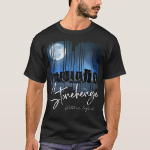 Stonehenge England SouvenirStonehenge At Night146 T-Shirt