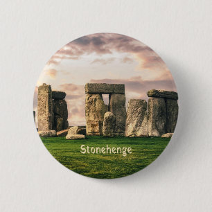 Stonehenge England UK 6 Cm Round Badge