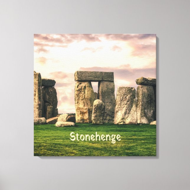 Stonehenge England UK Canvas Print (Front)