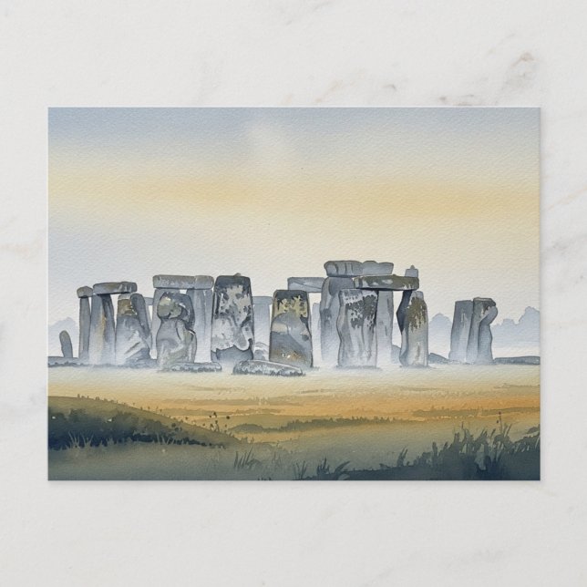 Stonehenge England United Kingdom Travel Postcard (Front)