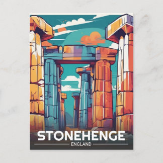 Stonehenge england Wiltshire World Heritage Site Postcard
