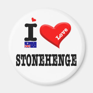 STONEHENGE - I Love Magnet