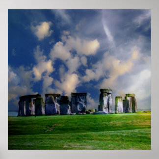 Stonehenge Landscape Poster