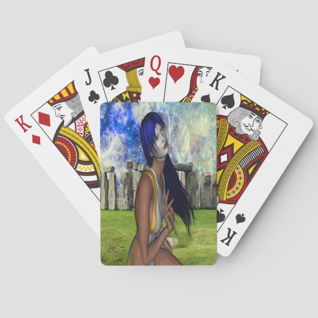 Stonehenge Meditation Playing Cards (Back)
