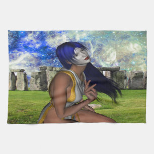 Stonehenge Meditation Tea Towel