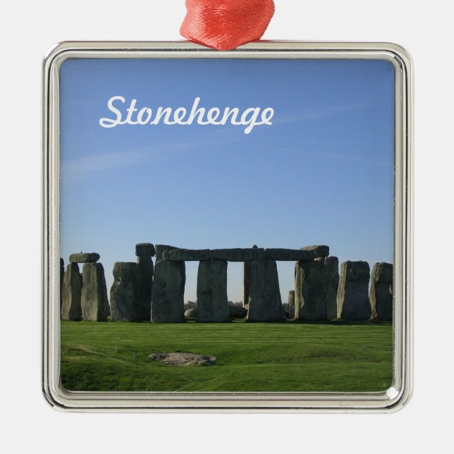 Stonehenge Metal Tree Decoration (Front)