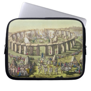 Stonehenge, or a Circular Temple of the Druids, pl Laptop Sleeve