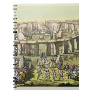 Stonehenge, or a Circular Temple of the Druids, pl Notebook