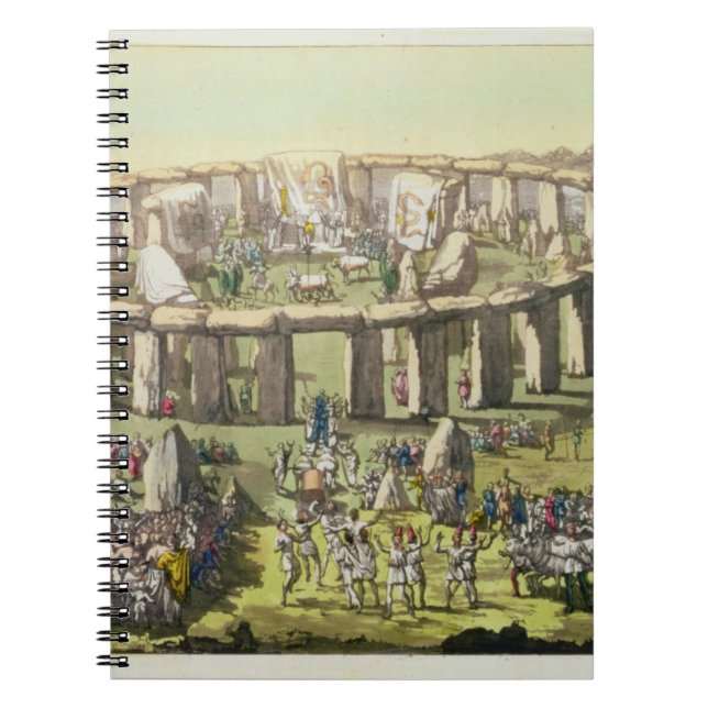 Stonehenge, or a Circular Temple of the Druids, pl Notebook (Front)
