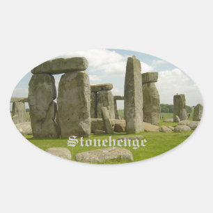 Stonehenge Oval Sticker
