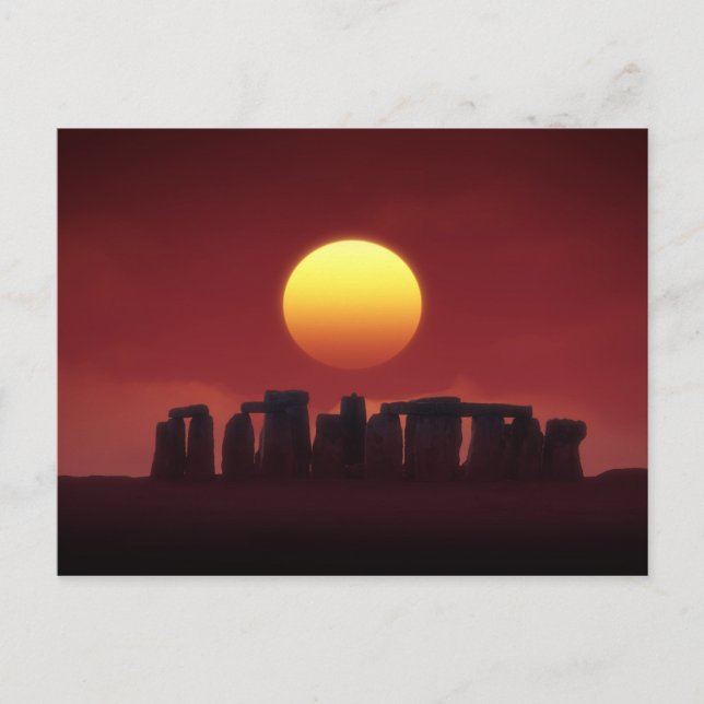 stonehenge postcard (Front)