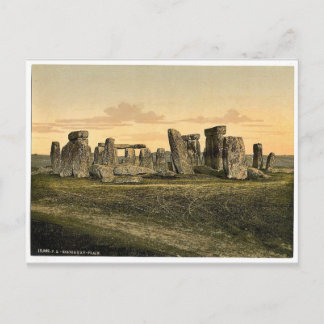 Stonehenge, Salisbury, England rare Photochrom Postcard