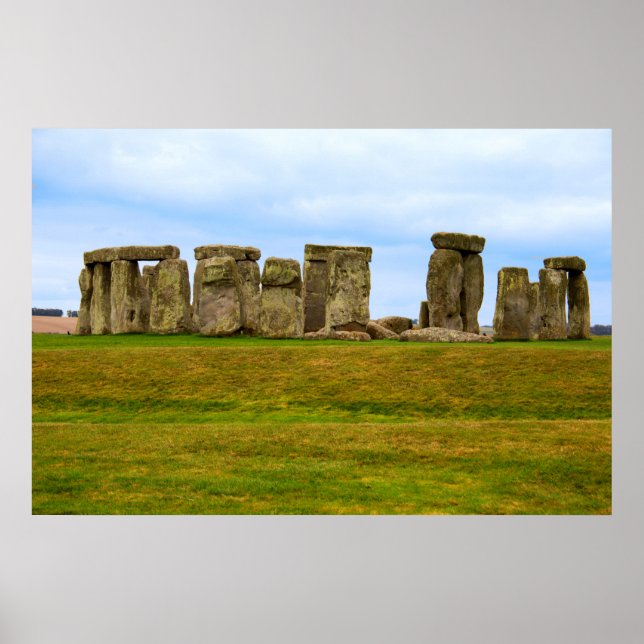 Stonehenge Scenic, England Poster (Front)