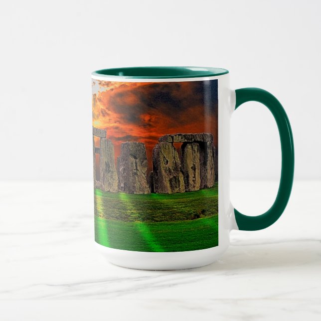 Stonehenge Standing Stones at Sunset Mug (Right)