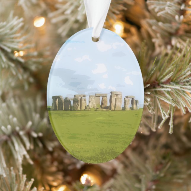 Stonehenge Stone Circle Monument Ornament (Tree)