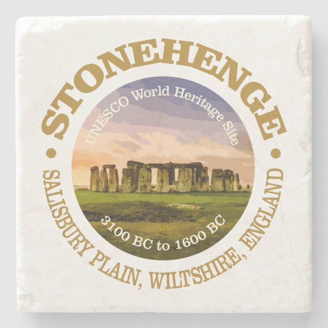 Stonehenge Stone Coaster (Front)