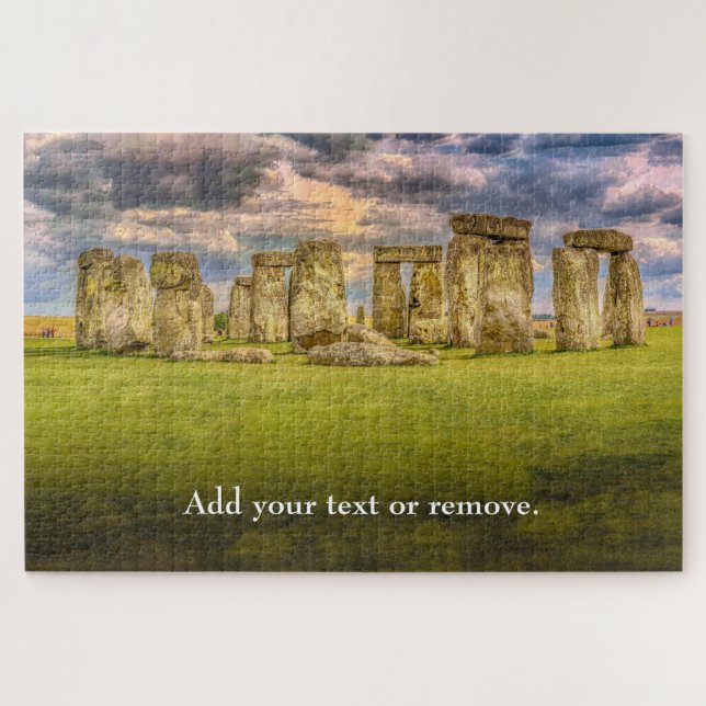 Stonehenge stone monument, Wiltshire, England: Jigsaw Puzzle (Horizontal)