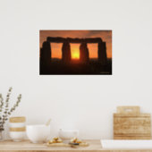 Stonehenge Sunrise Poster (Kitchen)