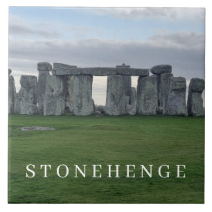 Stonehenge view souvenir ceramic tile