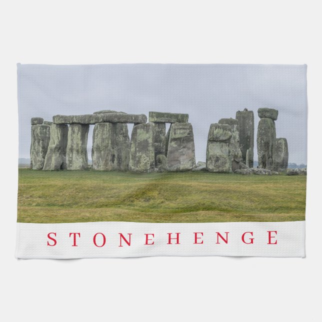 Stonehenge view tea towel (Horizontal)