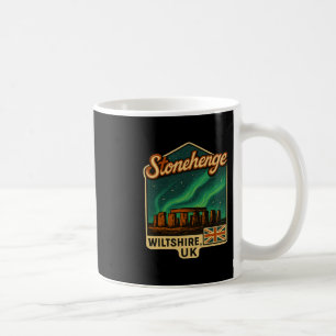 Stonehenge Wiltshire Uk Aurora Borealis Souvenir E Coffee Mug