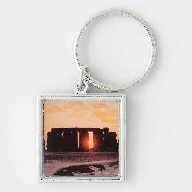 Stonehenge, Winter Solstice Key Ring (Front)
