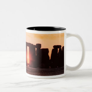 Stonehenge, Winter Solstice Two-Tone Coffee Mug