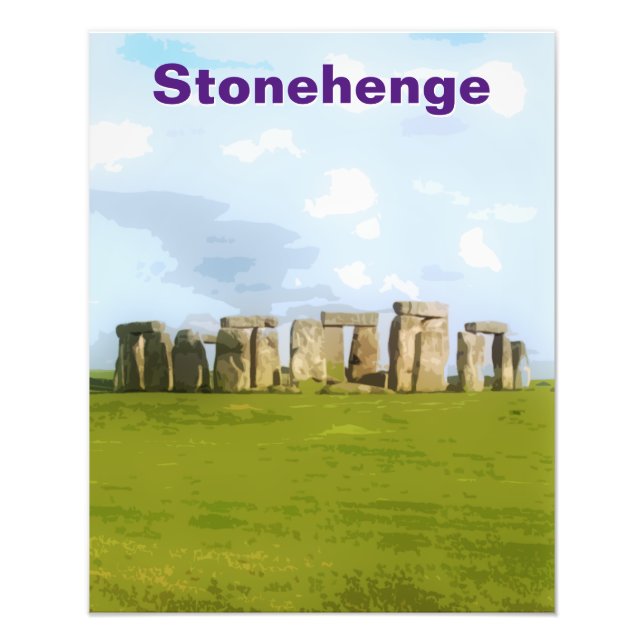 Stonehenge World Heritage Site Photo Print (Front)