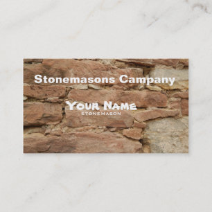 stonemason business card