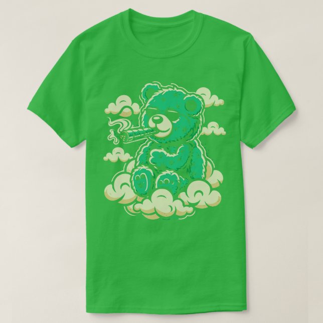 Stoner Bear T-Shirt (Design Front)