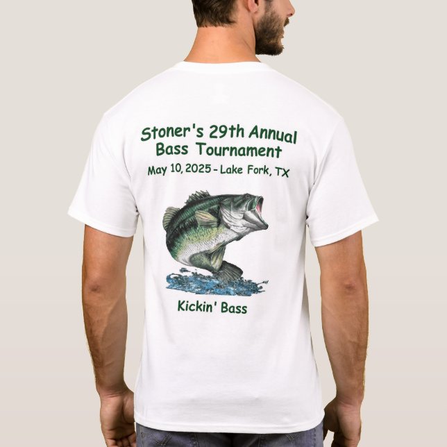 Stoner's 29th Annual Bass Tournament T-Shirt (Back)
