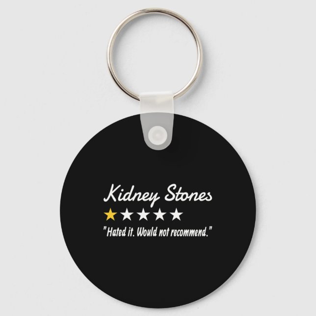 Stones 1-star Review Would Not Recommend  Key Ring (Front)